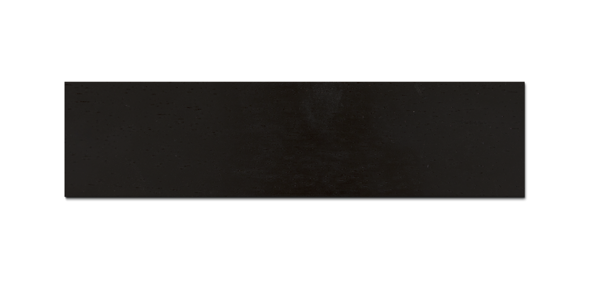 Wooden Blind NATURAL 50 mm - Black grained, made to measure (09NM)