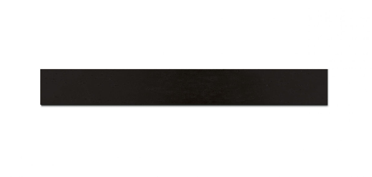 Wooden Blind NATURAL 25 mm - Black grained, made to measure (09NS)