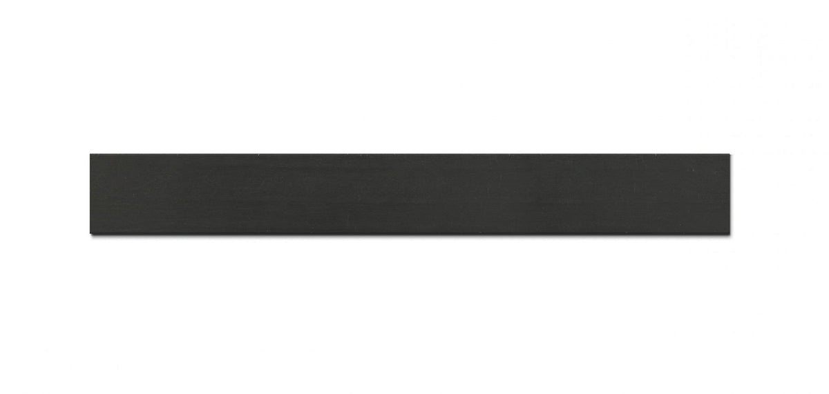 Wooden Blind NATURAL 25 mm - Black grained, made to measure (64NS)